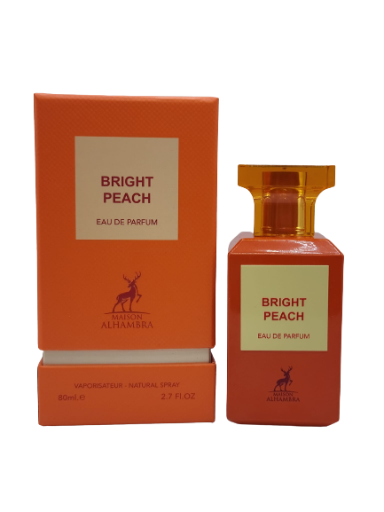 Bright Peach By Maison Alhambra 2.7oz/80ml Eau De Parfum Unisex Fruity