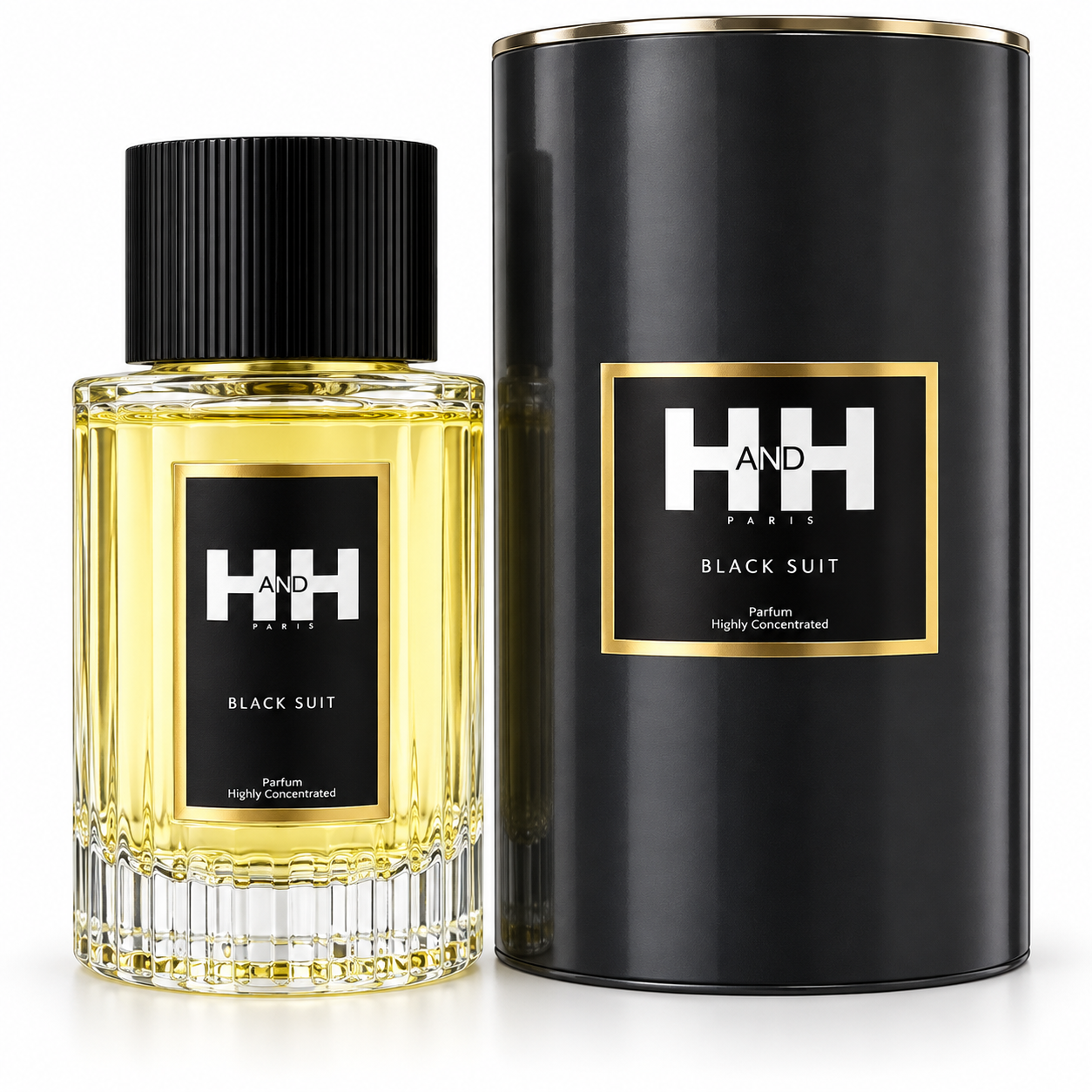 H and H Paris Black Suit Extrait de Parfum for Men 3.3 oz / 100ml