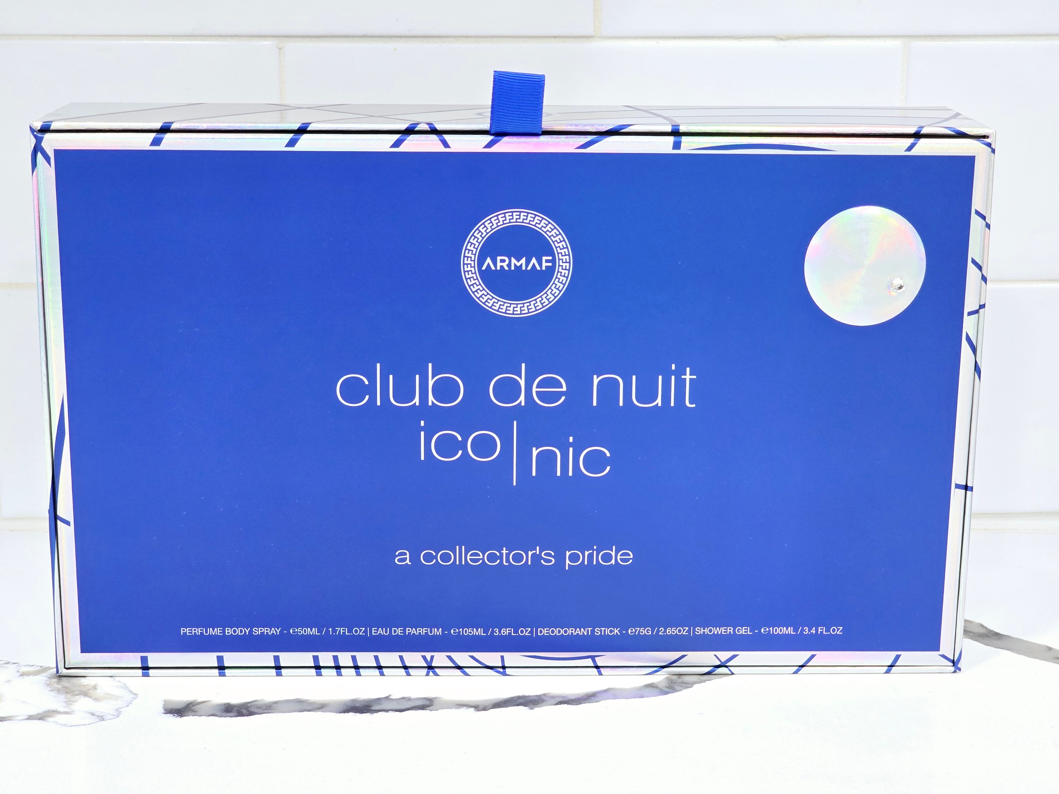 Gift Set 4 Pcs Club De Nuit Blue Iconic For Men By Armaf Eau De Parfum