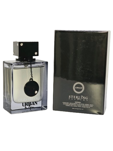 Club de Nuit Urban By Armaf For Men 3.6oz/105ml Grapefruit Ginger Sandalwood Cedar