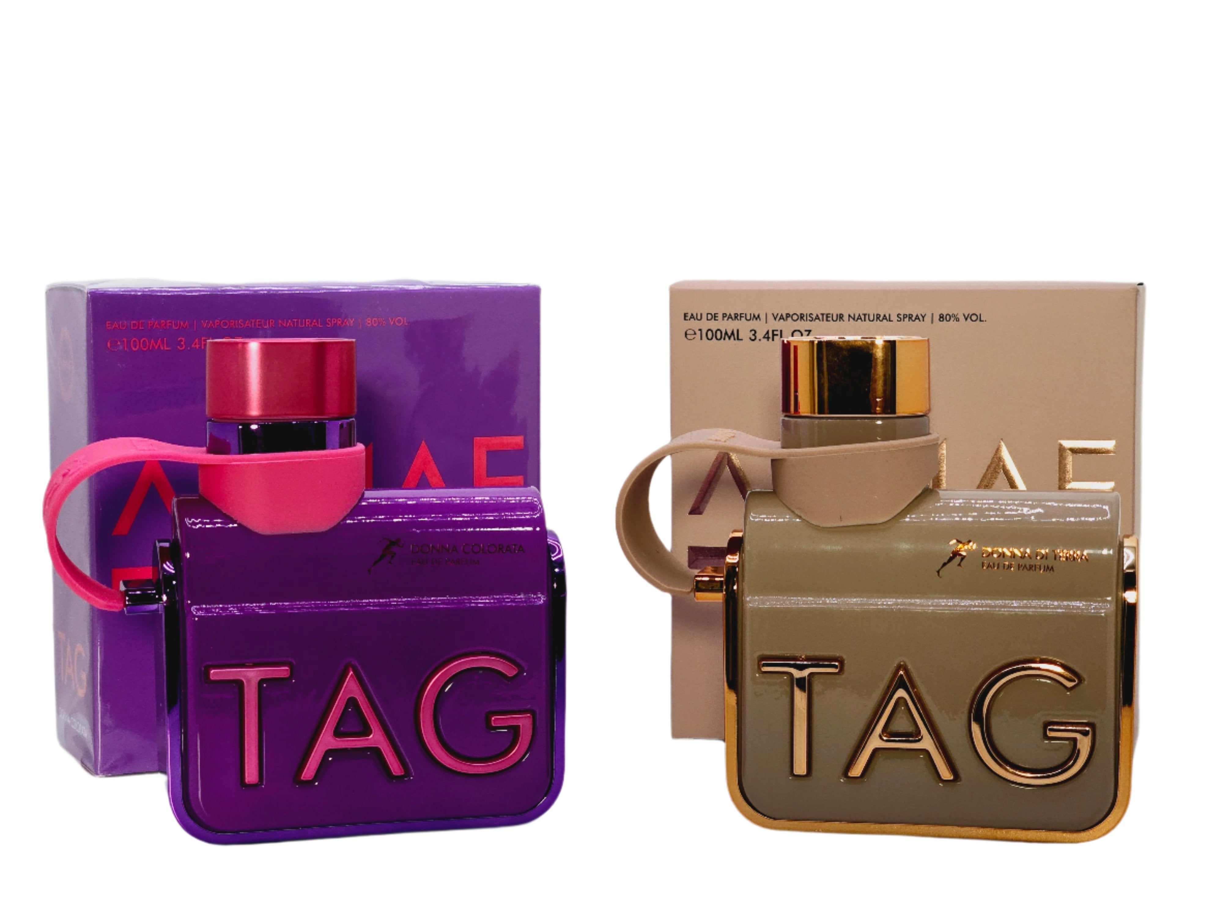 Combo Set Tag Her Donna Colorata & Tag Her Donna Di Terra For Women By Armaf 3.4oz/100ml
