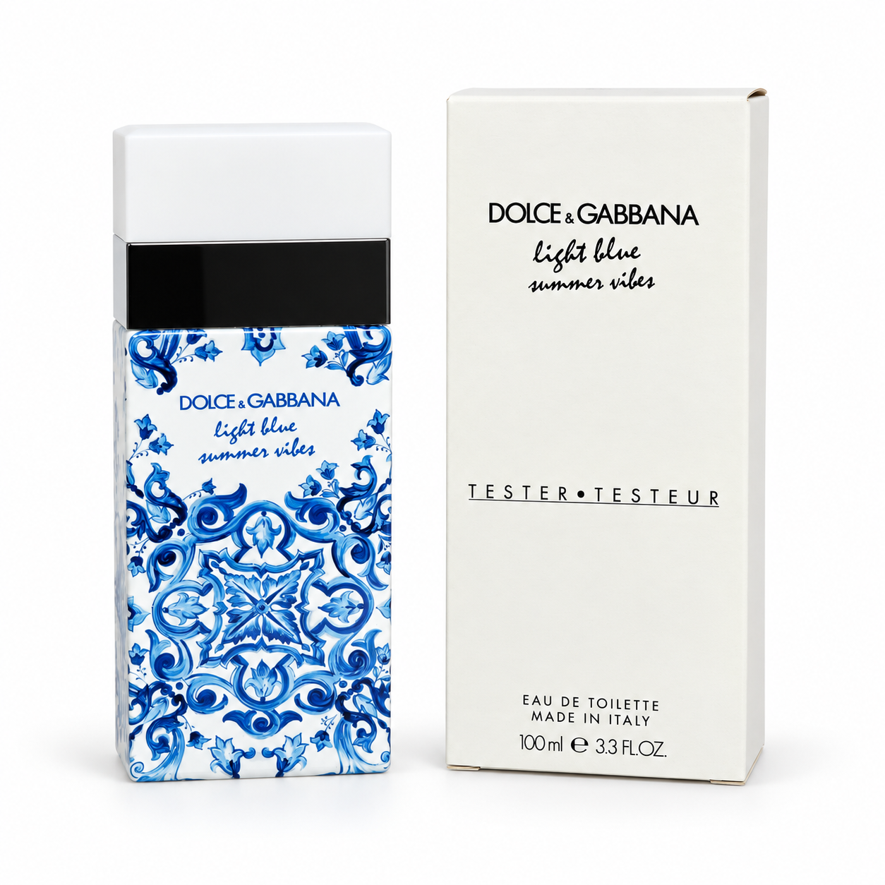Dolce & Gabbana Light Blue Summer Vibes Eau de Toilette Tester for Women – 3.3 oz / 100ml