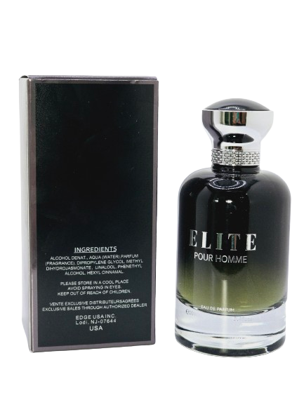 Elite Pour Homme By Bharara Beauty Eau De Parfum 3.4 Oz/100ML Orange Bergamot Lemon