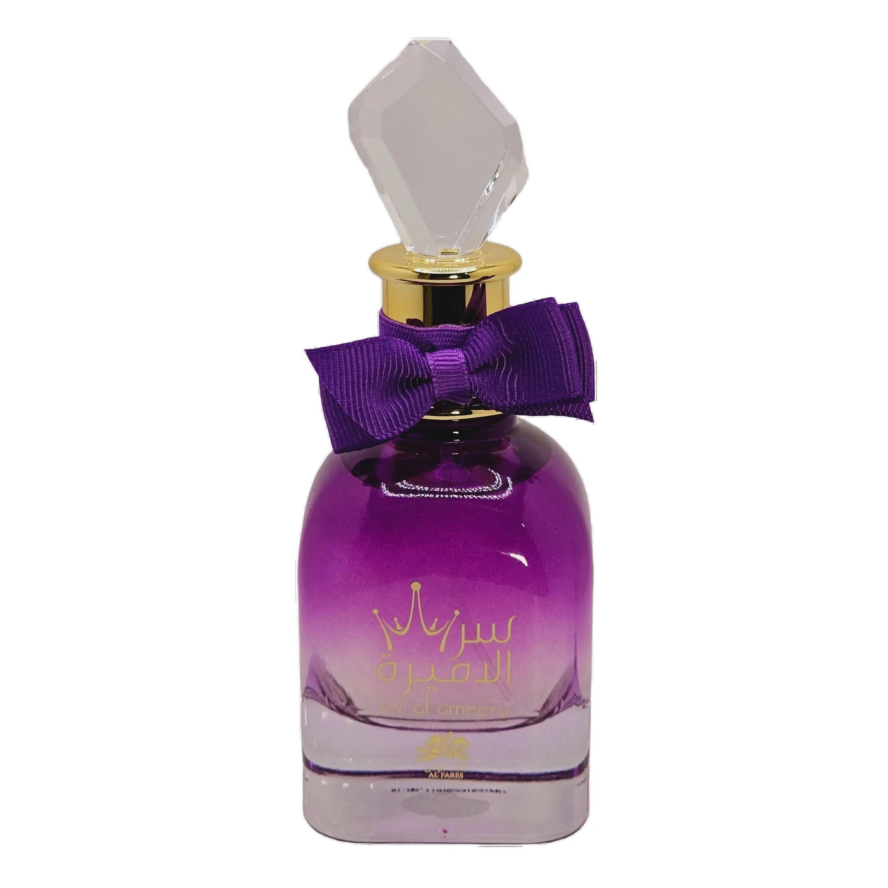 Emper Ser Al Ameera presents an elegant, enveloping floral, fruity, woody profile. Its composition is designed for women and offers a versatile fragrance experience ideal for everyday wear, dates, dinners, and special occasions.
