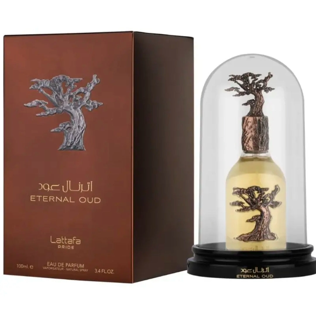 Eternal Oud Eau De Parfum 3.4 Oz/100ml Unisex Fragrance by Lattafa Timeless Elegance for All