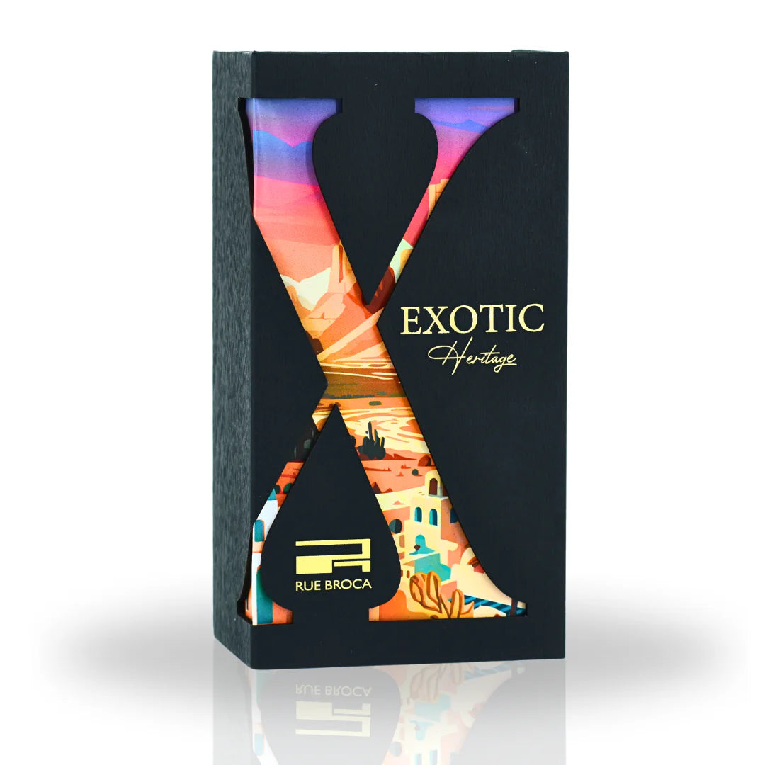 Exotic Heritage Pour Homme EDP Spray 100ml/3.4oz By RUE BROCA Woody Fruity Aromatic Designer Perfumes