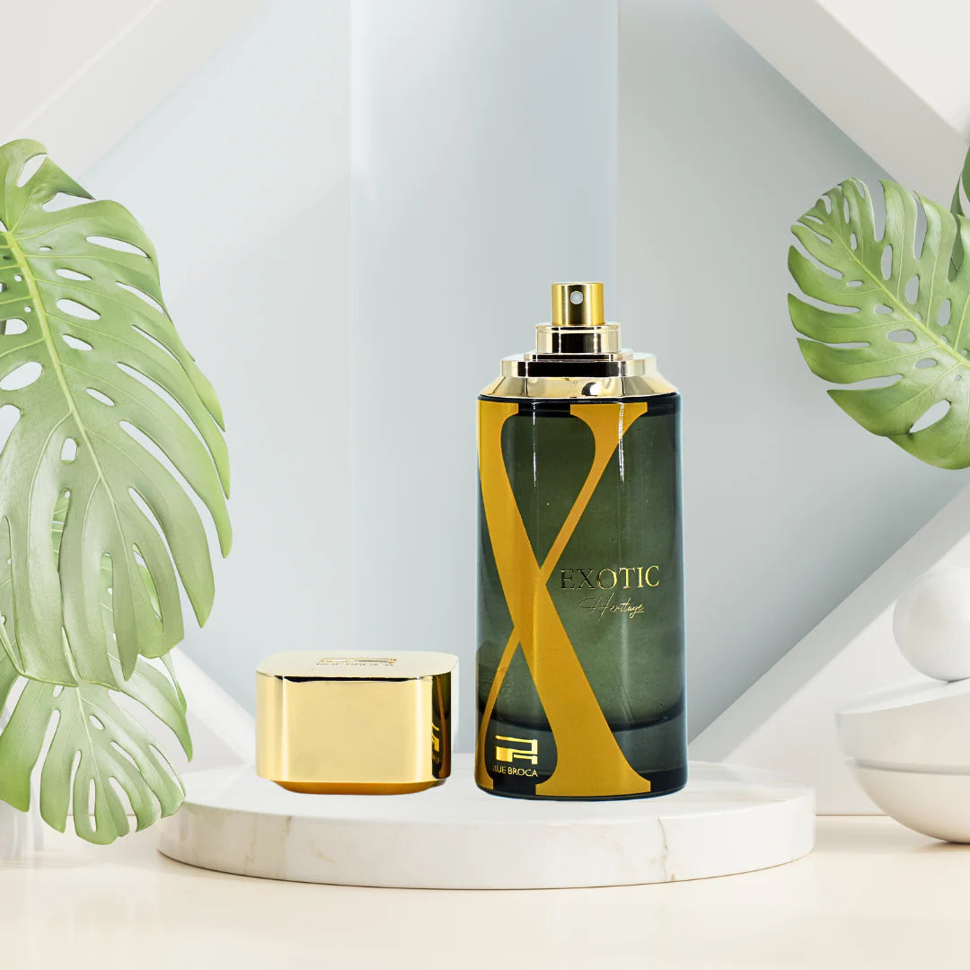 Exotic Heritage Pour Homme EDP Spray 100ml/3.4oz By RUE BROCA Woody Fruity Aromatic Designer Perfumes