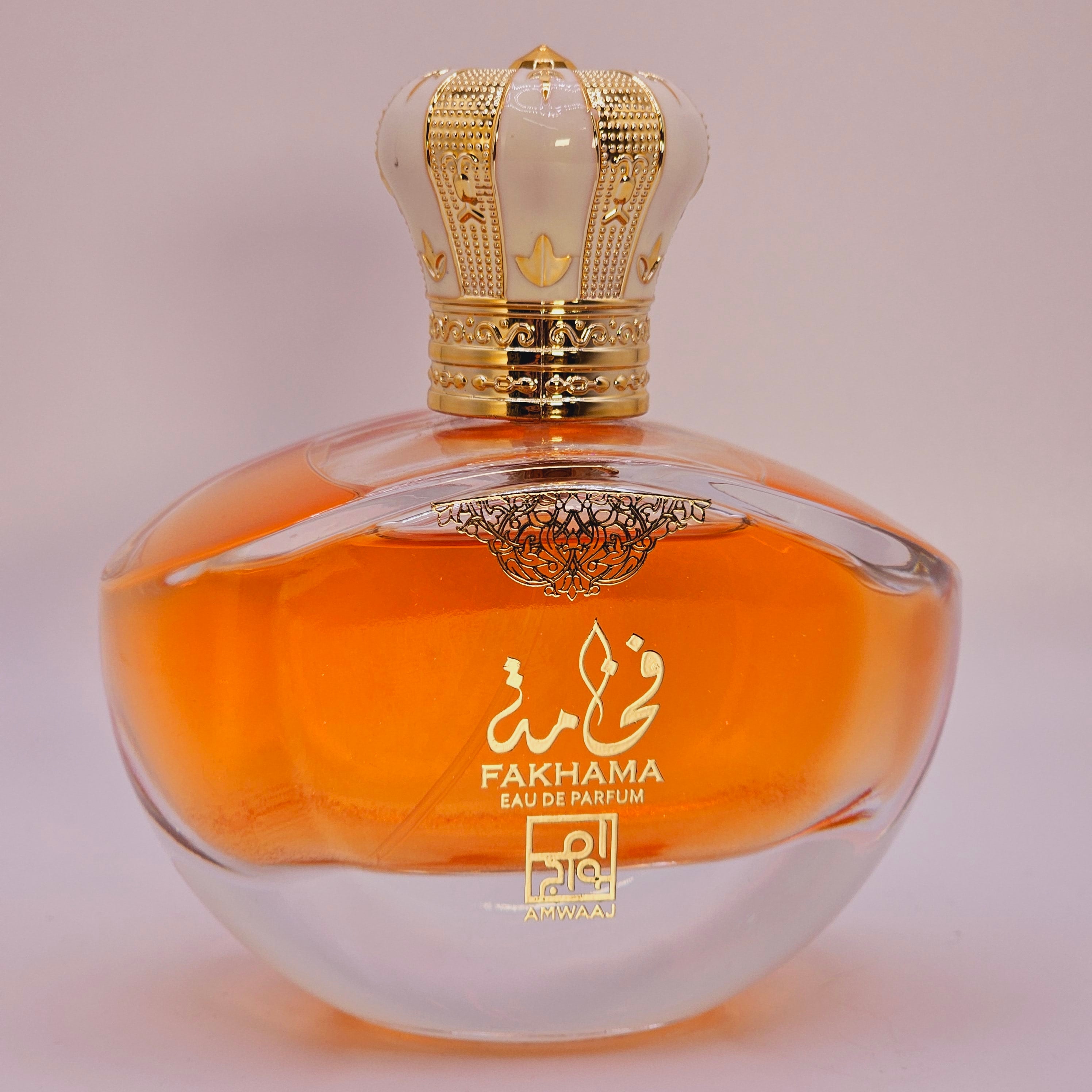 Fakhama Eau De Parfum For Women 3.4oz/100ml By Amwaaj Floral Fruity Fragrance