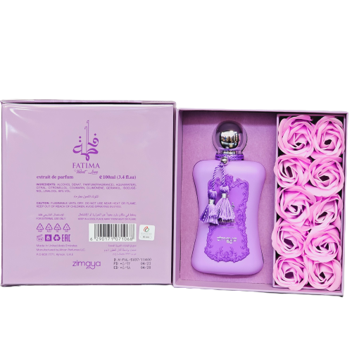 Fatima Velvet Love Extrait De Parfum Para Mujer de Zimaya 3.4oz/100ml Fragancias