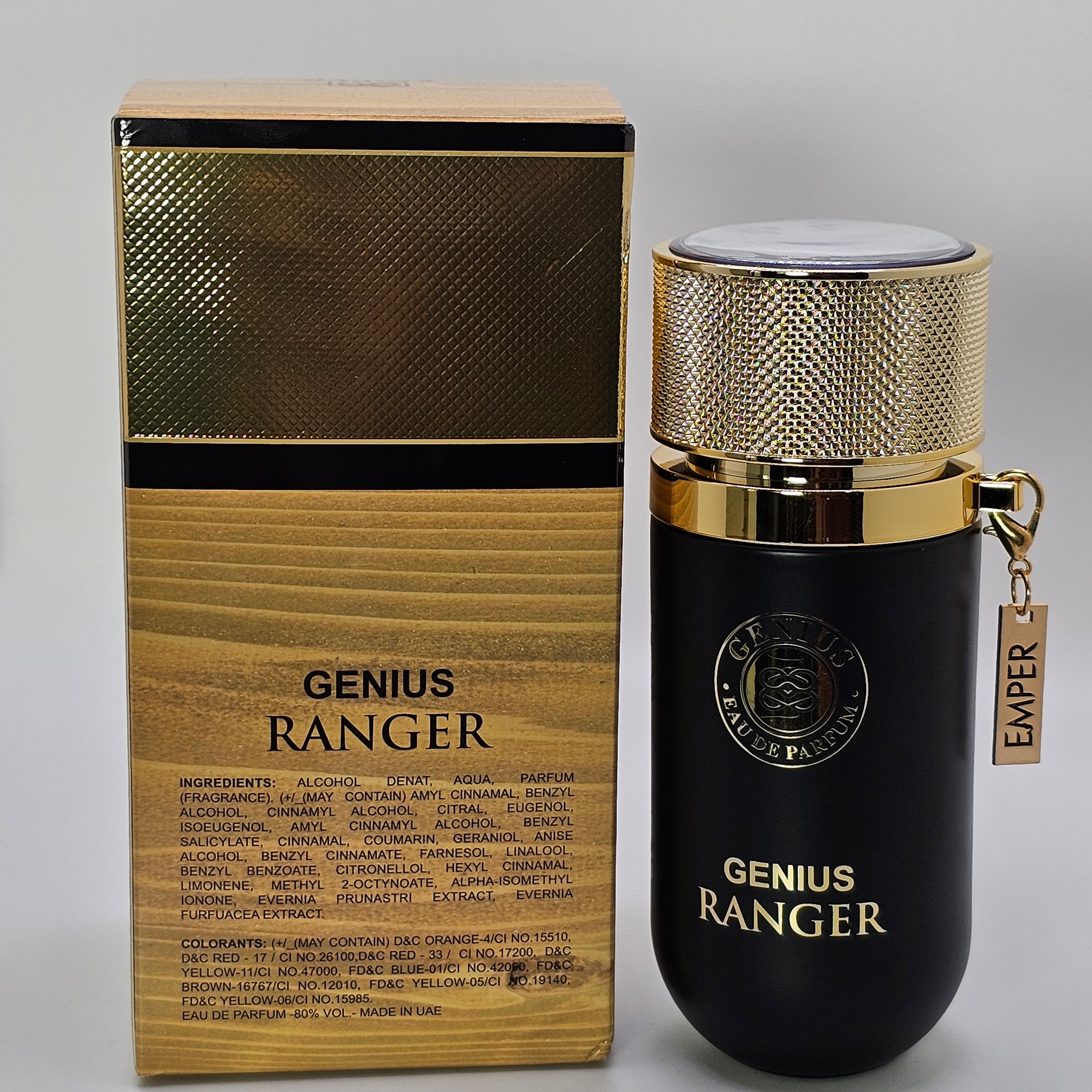 Genius Ranger de Emper Eau De Parfum para hombres 3.4oz/100ml