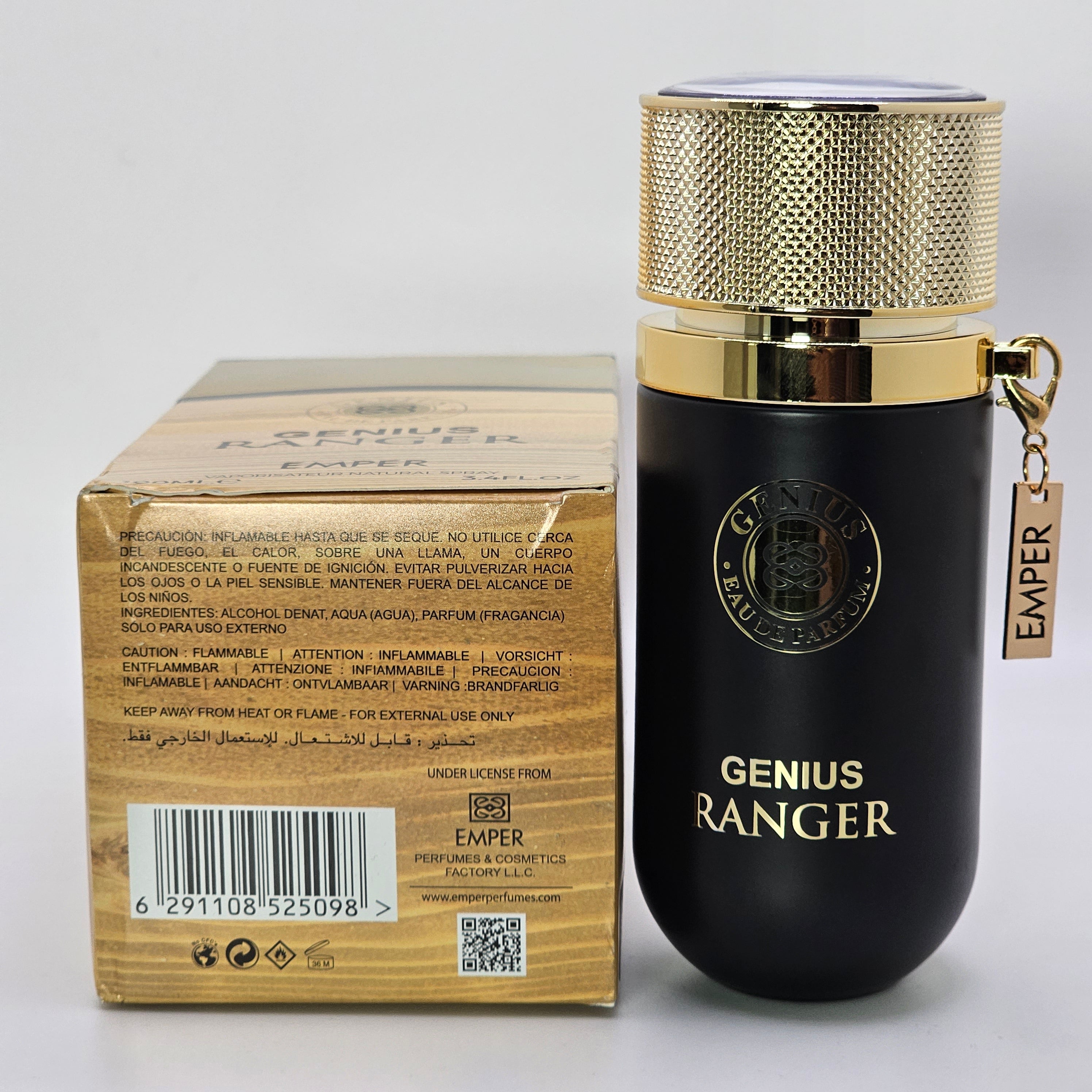 Genius Ranger de Emper Eau De Parfum para hombres 3.4oz/100ml