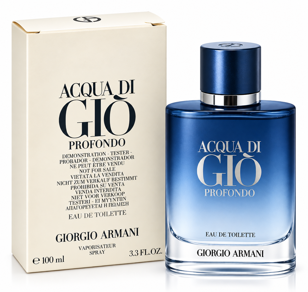 Giorgio Armani Armani Acqua Di Giò Profondo EDT Probador 3.3 oz para Hombre