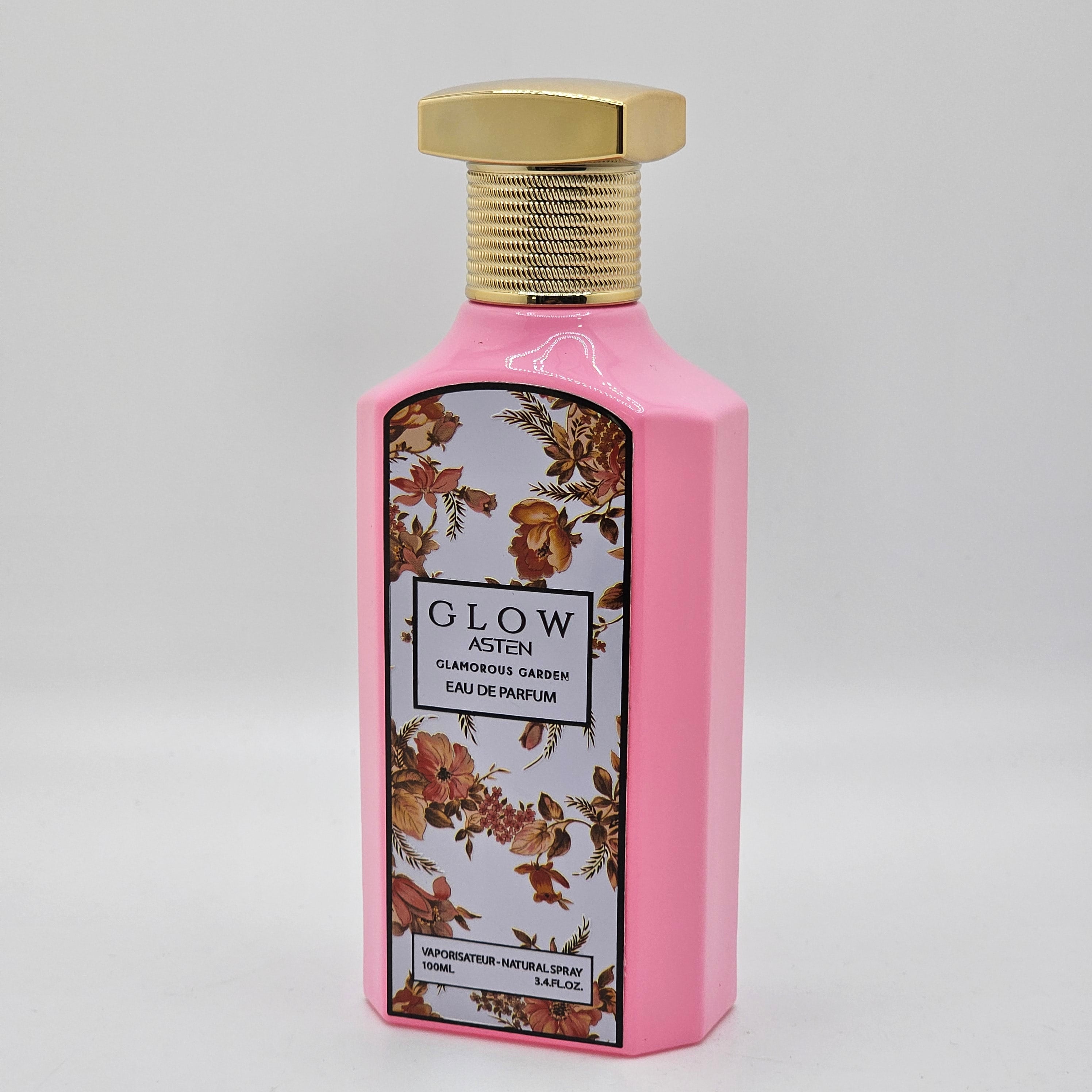 Glow Glamorous Garden Eau De Parfum Para Mujer de Asten Cautivadora Fragancia Floral 3.4 Oz/100ml