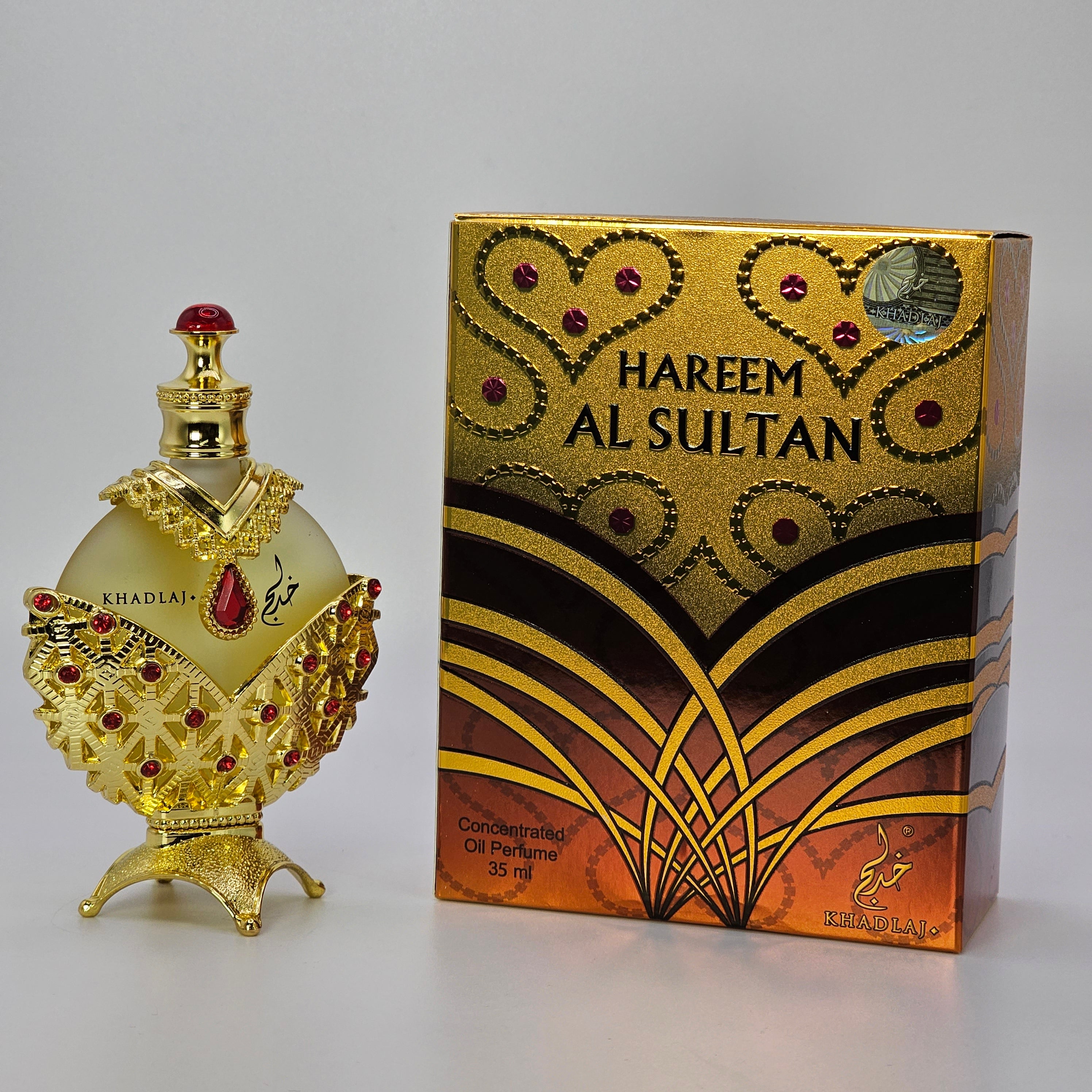 Perfumes Concentrados Hareem Al Sultan Gold 12/35ml Fragancia Duradera Floral Frutal Unisex