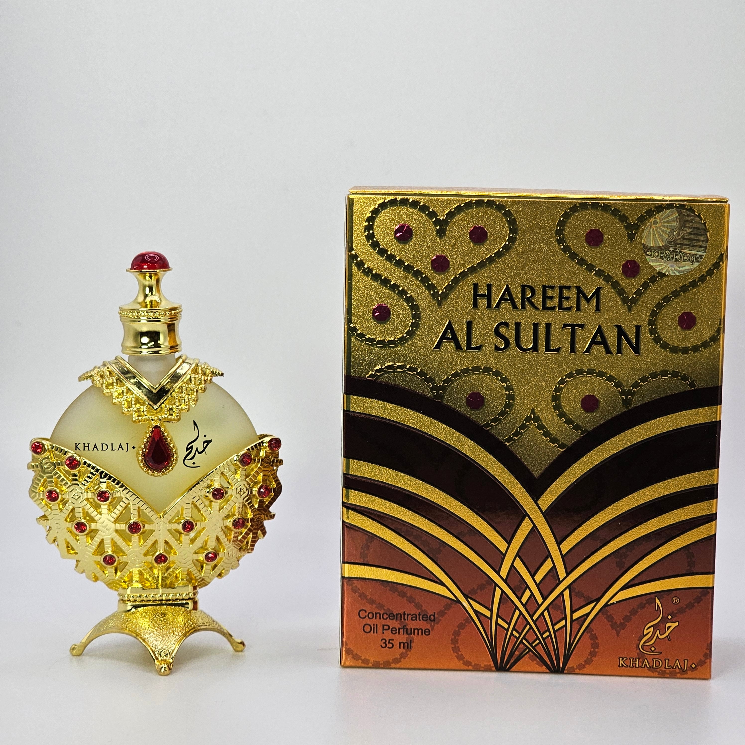 Perfumes Concentrados Hareem Al Sultan Gold 12/35ml Fragancia Duradera Floral Frutal Unisex