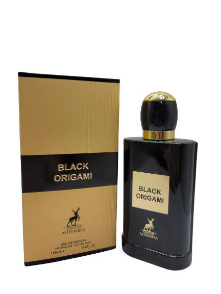 Black Origami Eau De Parfum 3.4 Oz Unisex By Maison Alhambra