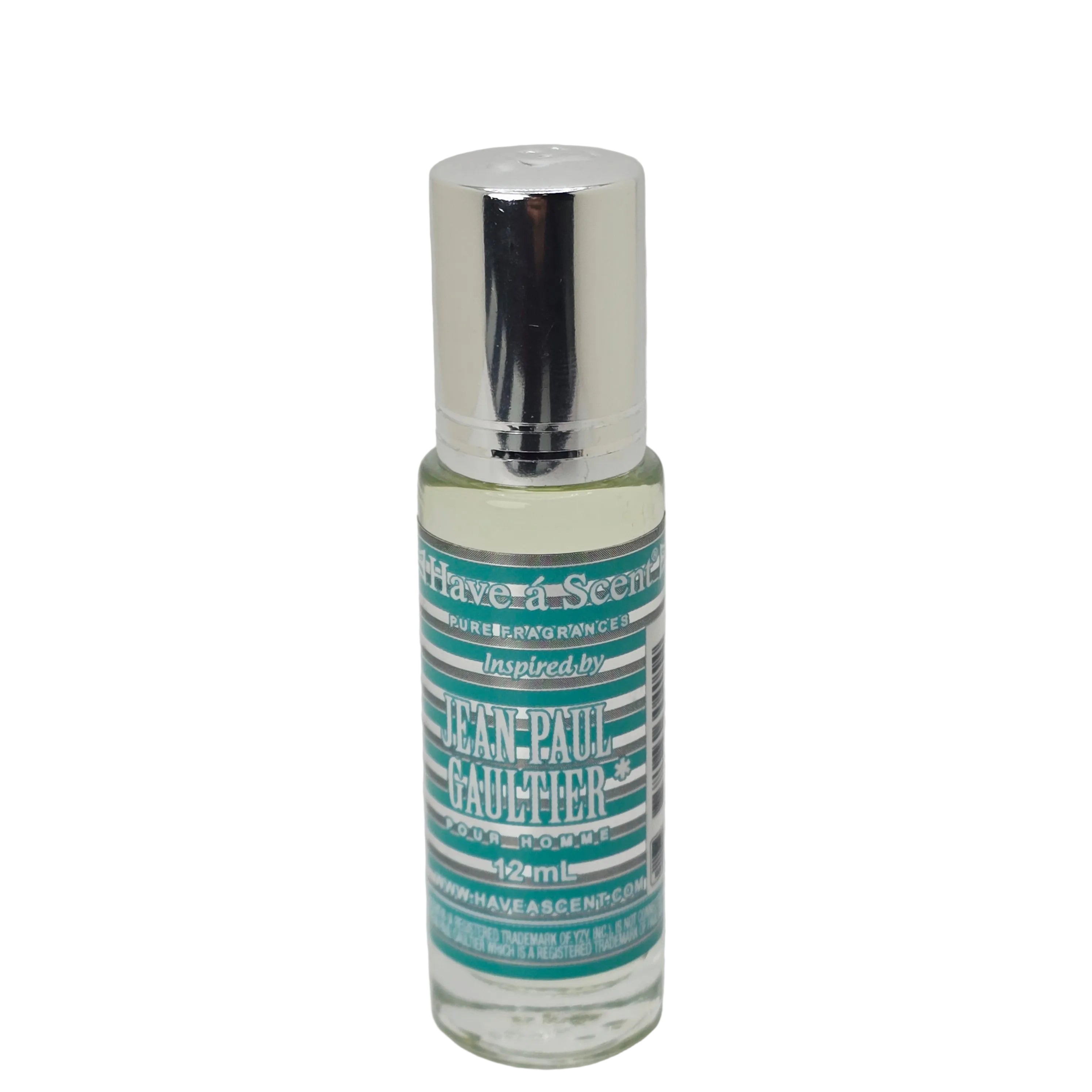 Jean Paul Gaultier inspired 12ml roll-on body oil. Long-lasting pure fragrance oil with easy roll-on applicator. Perfect for on-the-go application.