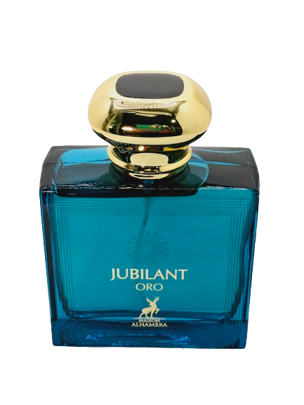 Jubilant Oro By Maison Alhambra For Men Eau De Parfum 3.4oz/100ml Mint Apple Lemon Vetiver
