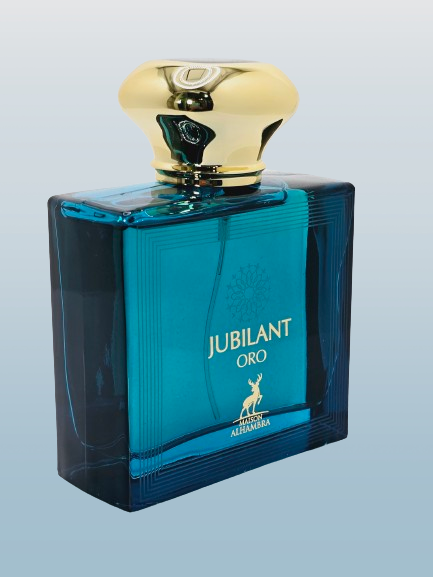 Jubilant Oro By Maison Alhambra For Men Eau De Parfum 3.4oz/100ml Mint Apple Lemon Vetiver