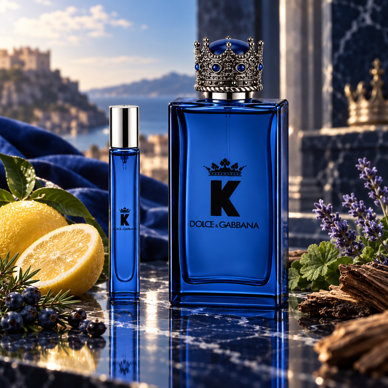 Estuche de regalo K by Dolce & Gabbana EDP 200 ml + vaporizador de viaje de 10 ml