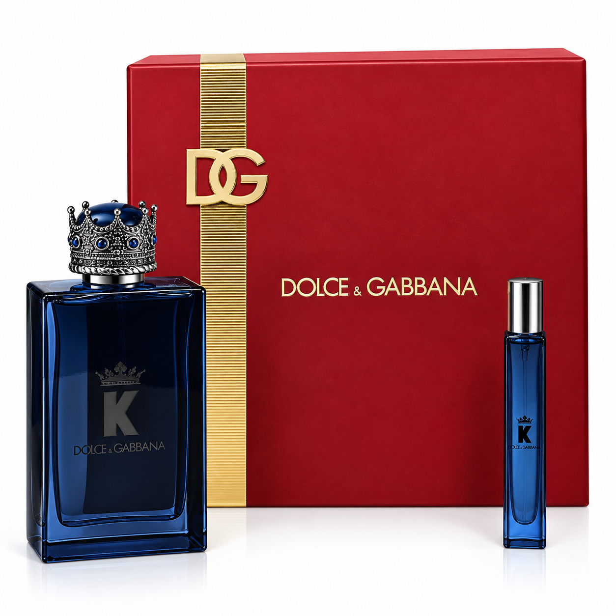 K by Dolce & Gabbana EDP Gift Set 6.7oz/200ml + 10ml Travel Spray
