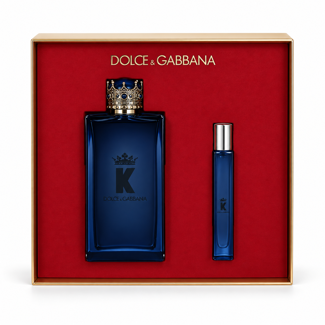 K by Dolce & Gabbana EDP Gift Set 6.7oz/200ml + 10ml Travel Spray