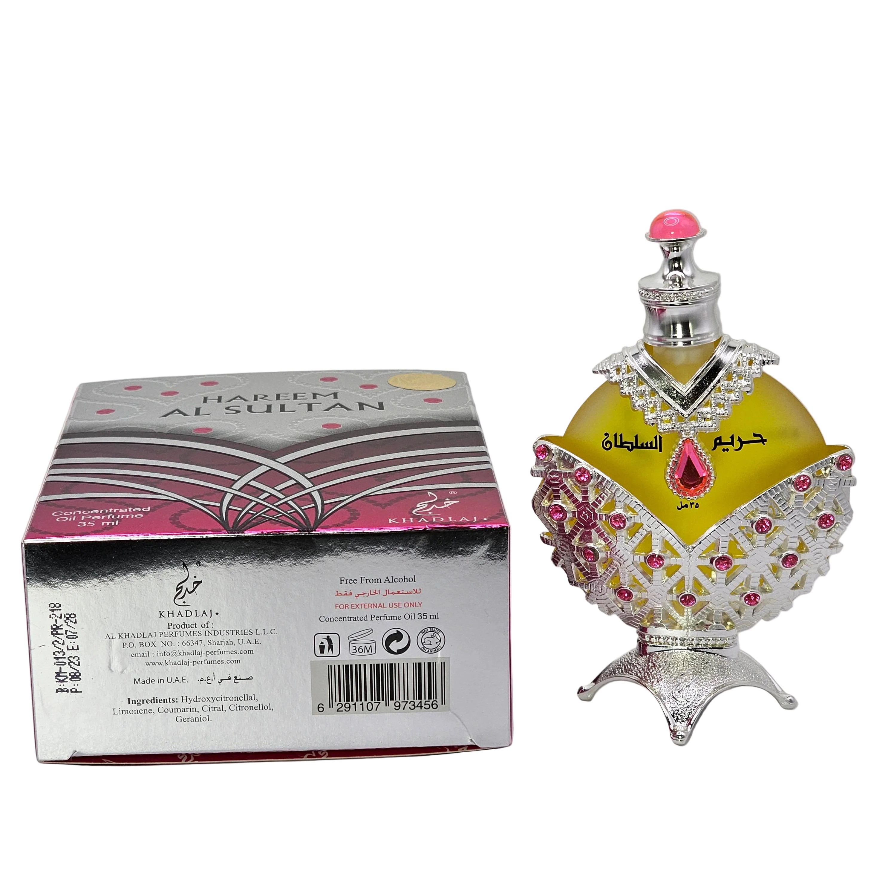 Khadlaj Hareem Al Sultan Al Sultan Silver Perfume Oil 35 ml Unisex