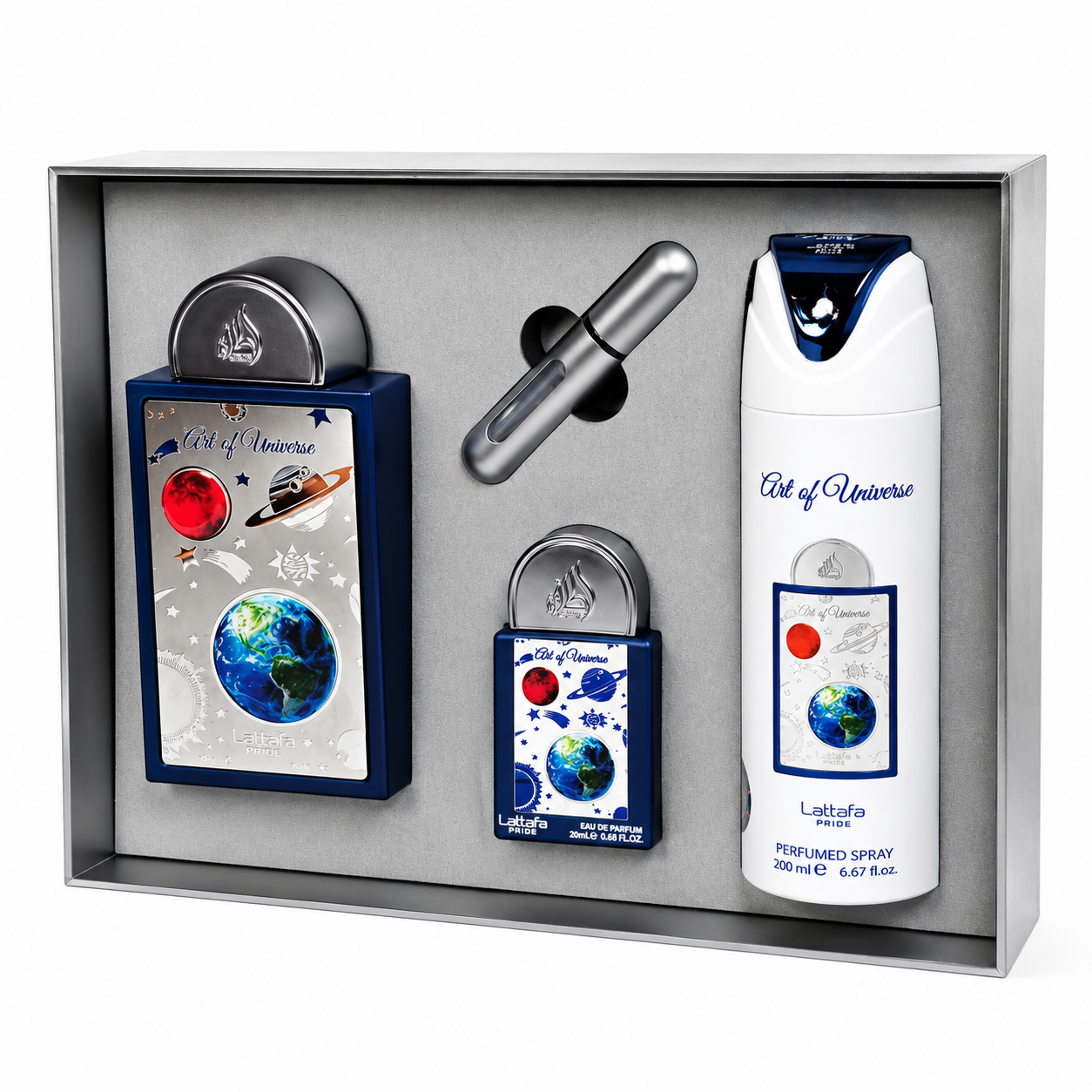 Lattafa Pride Art of Universe EDP Gift Set for Men & Women