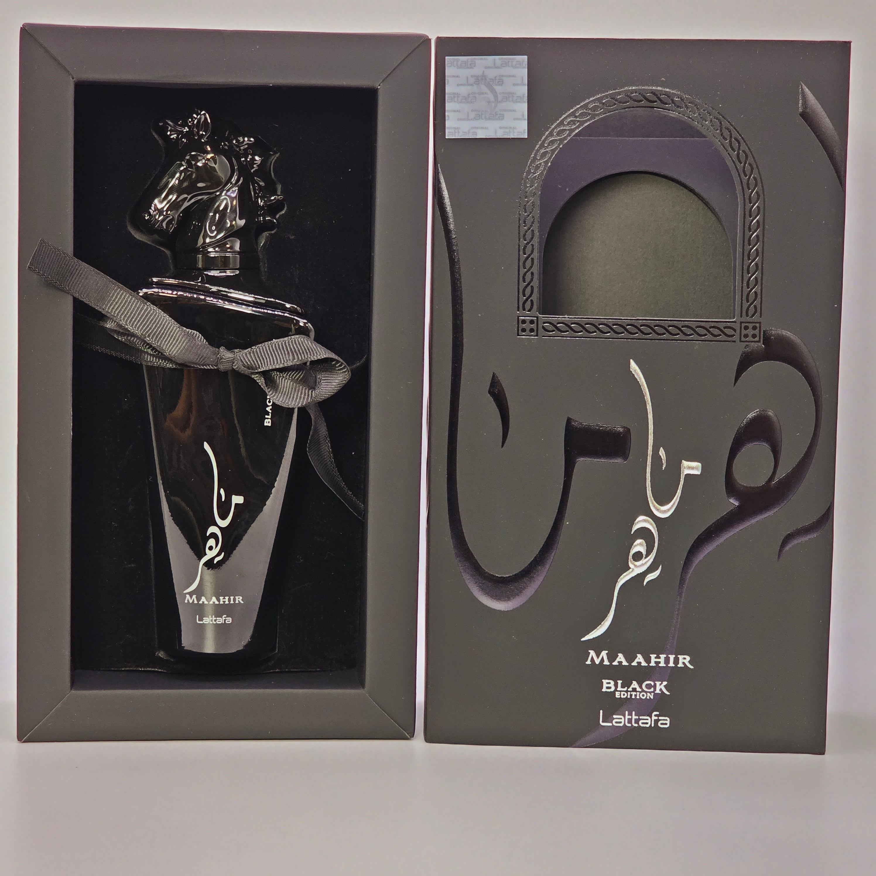 Maahir Black Edition By Lattafa Unisex Eau De Parfum Spray 3.4oz/100ml