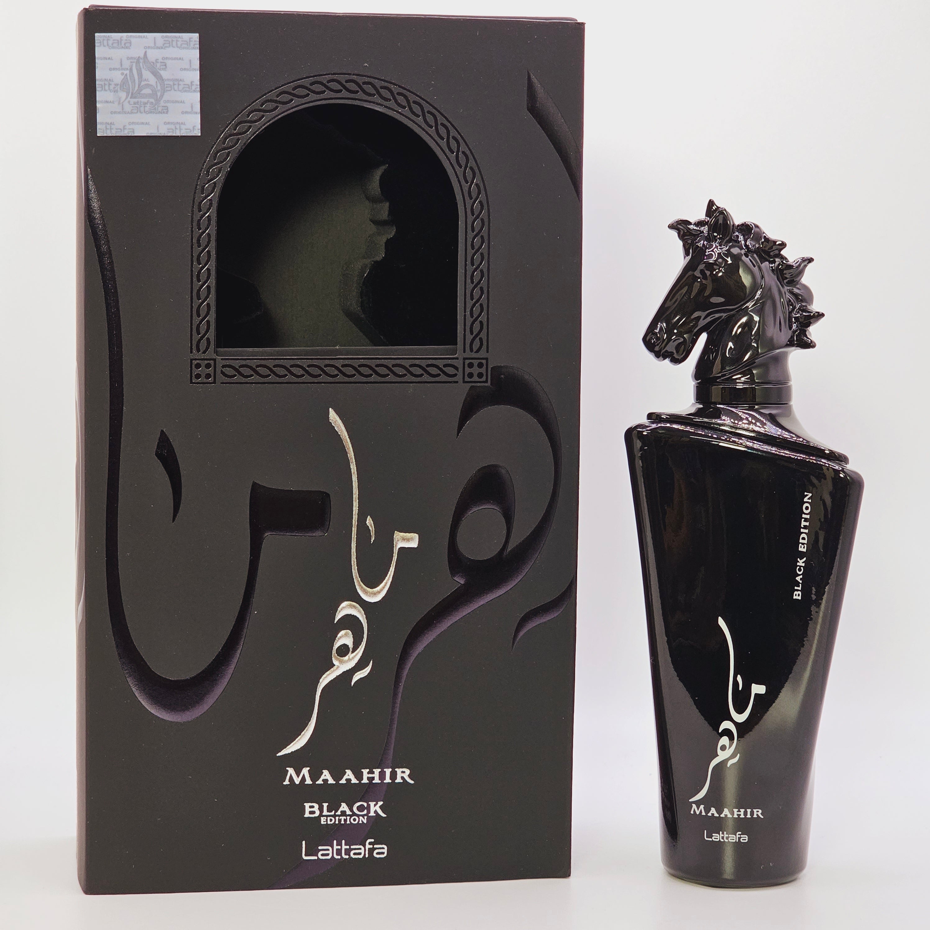 Maahir Black Edition By Lattafa Unisex Eau De Parfum Spray 3.4oz/100ml