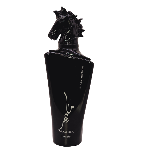 Maahir Black Edition By Lattafa Unisex Eau De Parfum Spray 3.4oz/100ml