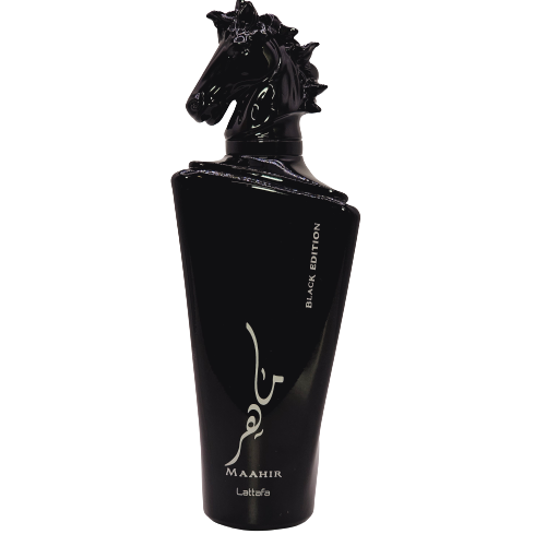 Maahir Black Edition By Lattafa Unisex Eau De Parfum Spray 3.4oz/100ml