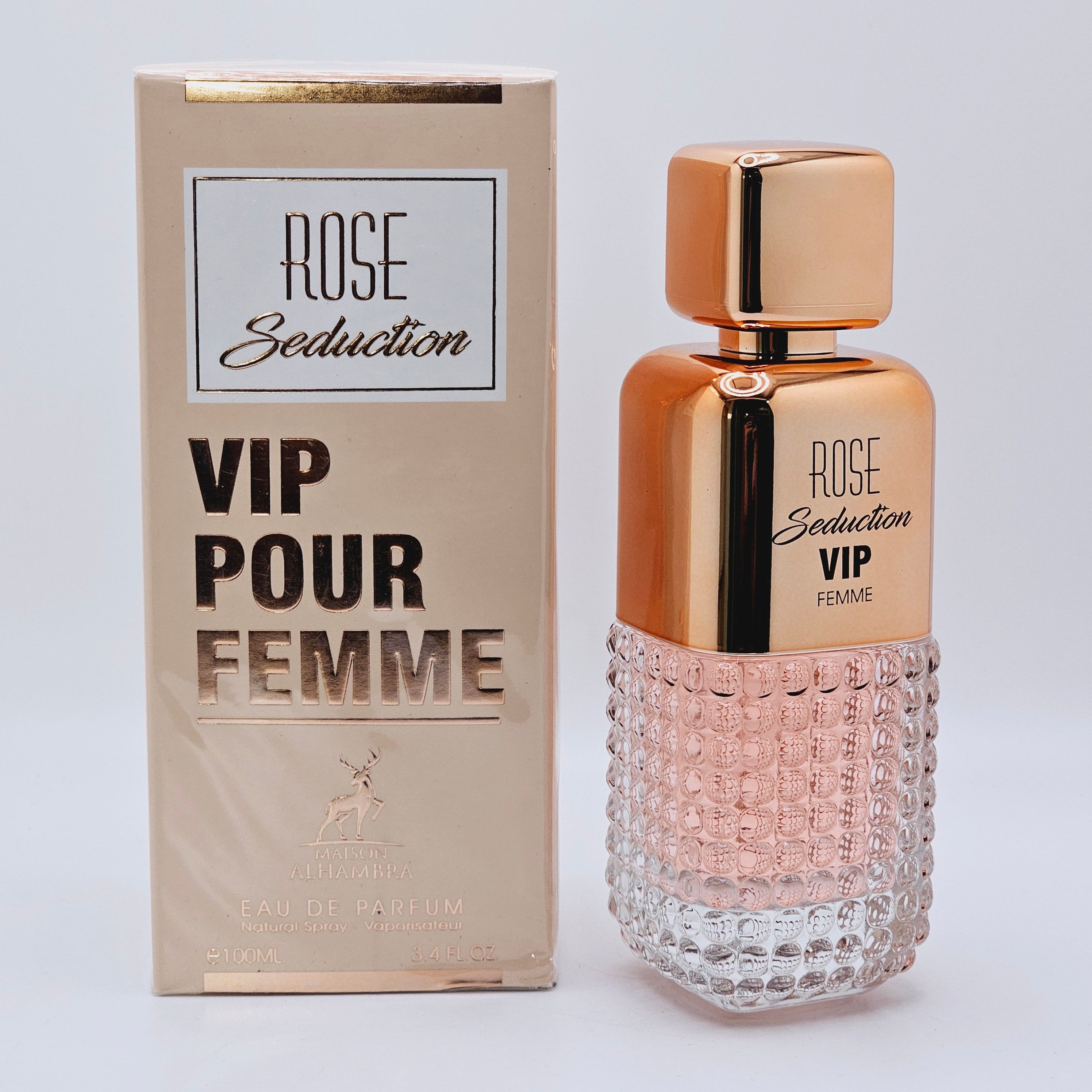 Maison Alhambra Rose Seduction Vip EDP 3.4 oz Mujer