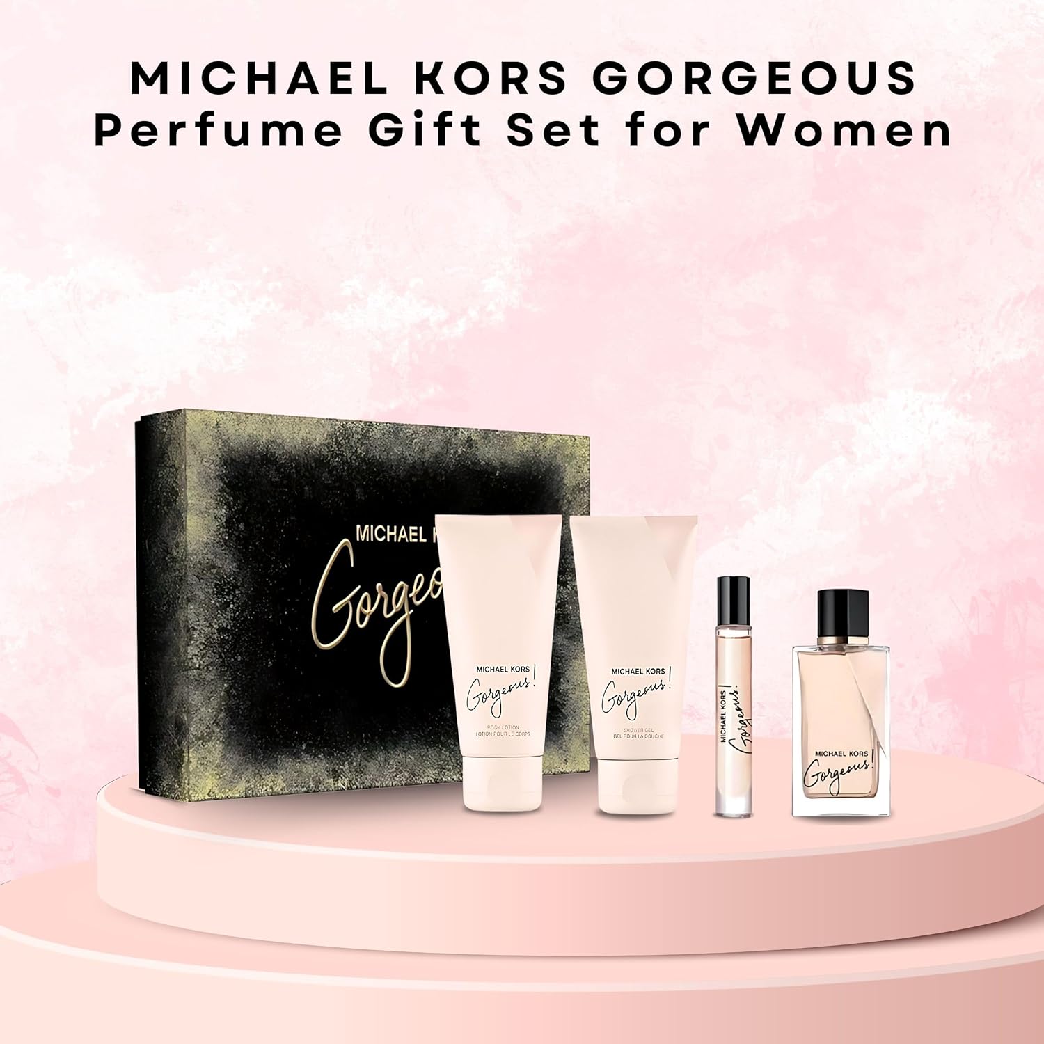 Michael Kors Gorgeous Gift Set – Fragrance, Lotion & Shower Gel