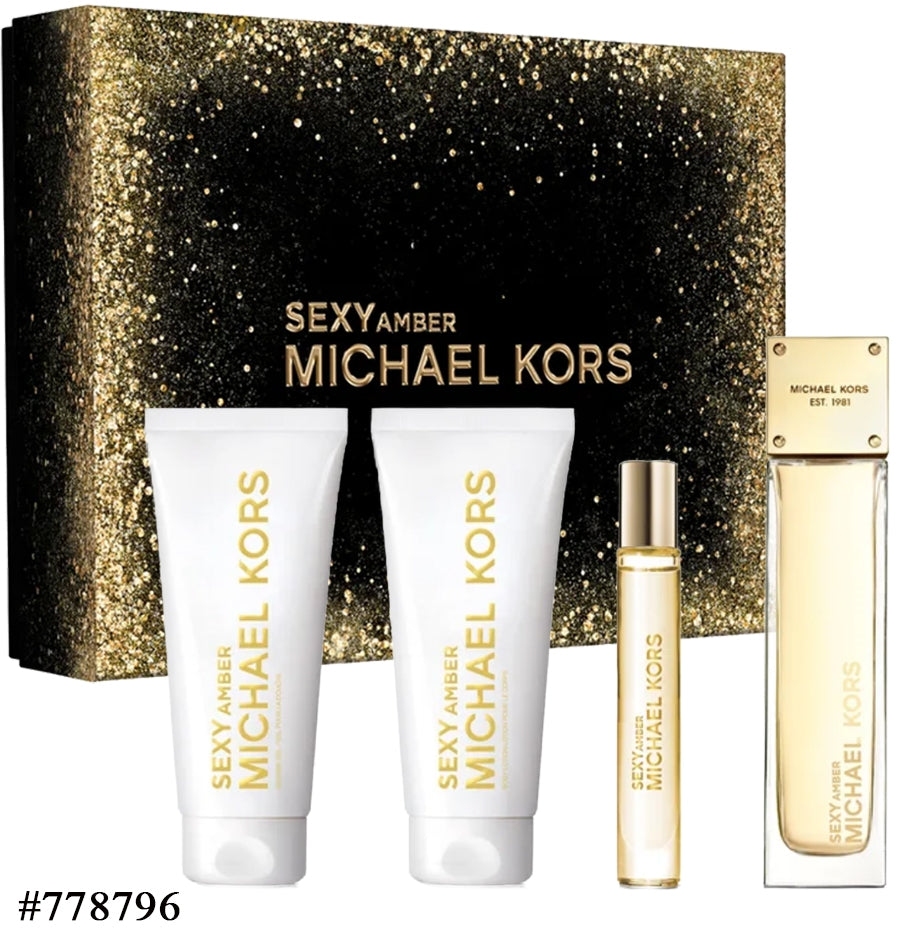 Michael Kors Sexy Amber Perfume Set - Complete Gift Collection