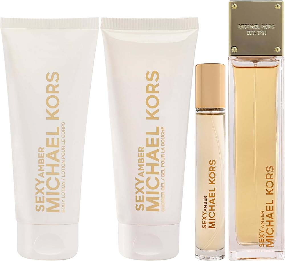 Michael Kors Sexy Amber Perfume Set - Complete Gift Collection
