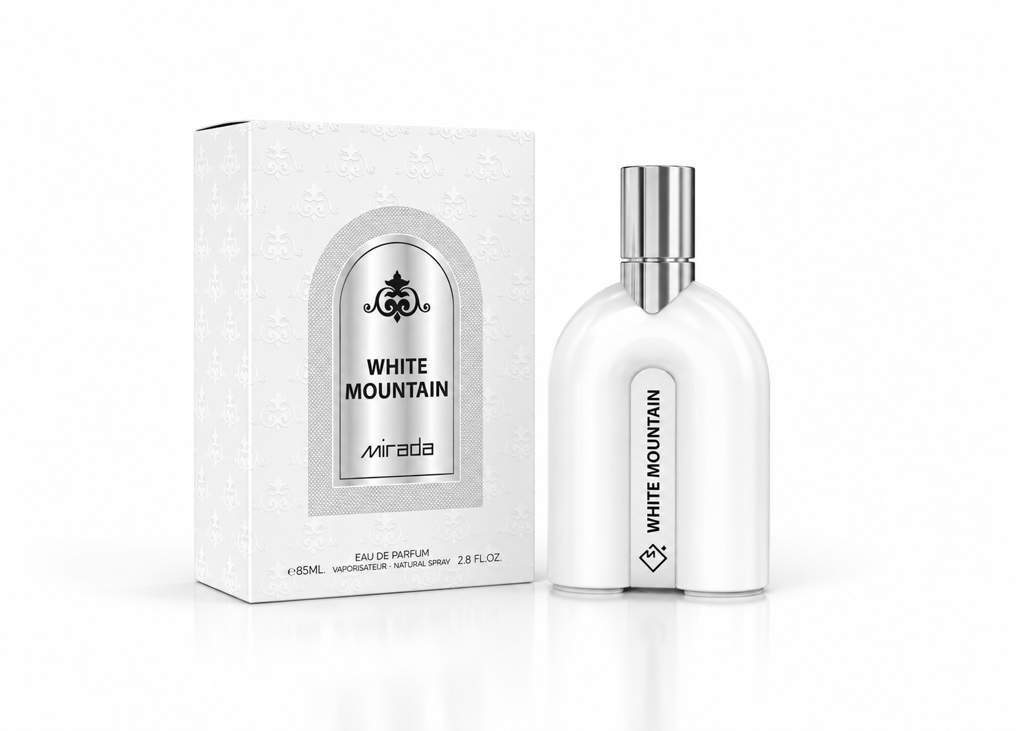 Mirada White Mountain Eau de Parfum – Fresh Clean Unisex Fragrance 85ml