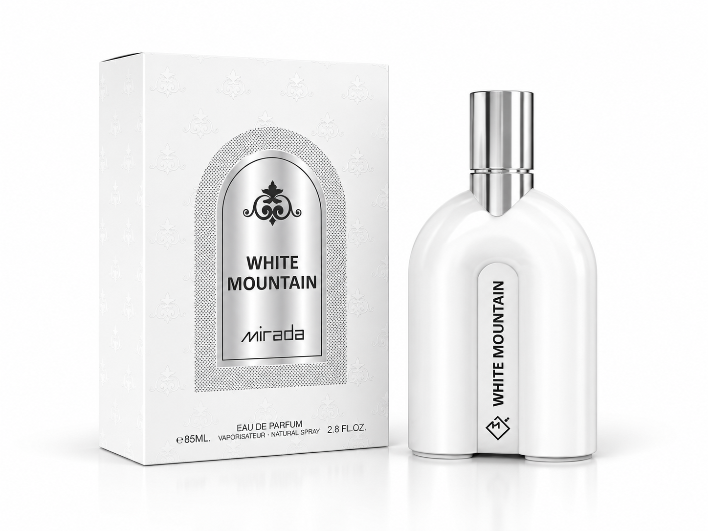 Mirada White Mountain Eau de Parfum – Fresh Clean Unisex Fragrance 85ml