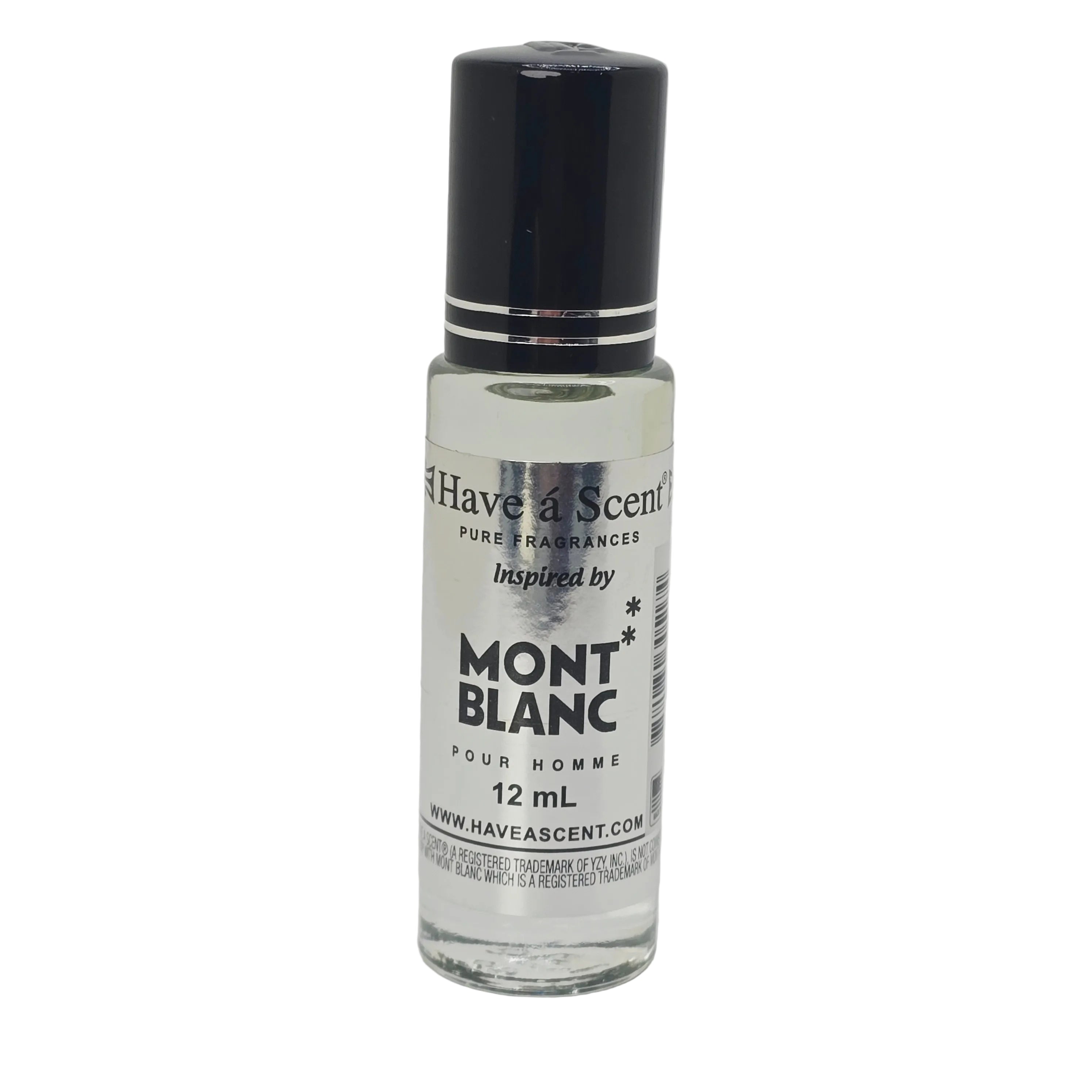 Mont Blanc Pour Homme inspired 12ml roll-on body oil. Long-lasting pure fragrance oil with easy roll-on applicator. Perfect for on-the-go application.