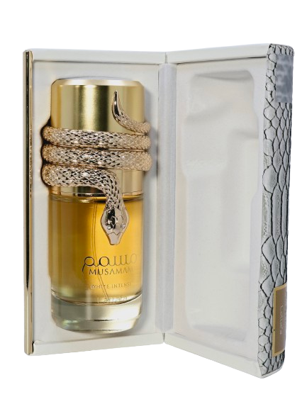 Musamam White Intense By Lattafa Unisex 3.4oz/100ml Citrus Woody Sweet Coconut Amber Yellow Floral