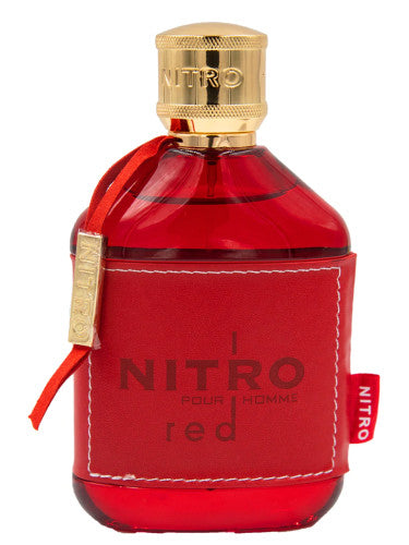 Travel Sample Tester 5ML Nitro Red Eau De Parfum For Men By Dumont Cedar Amber Patchouli Apple