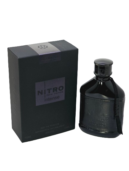 Nitro Intense Pour Homme Eau De Parfum 3.4 Oz/100ML For Men Bergamot Poneapple Amber