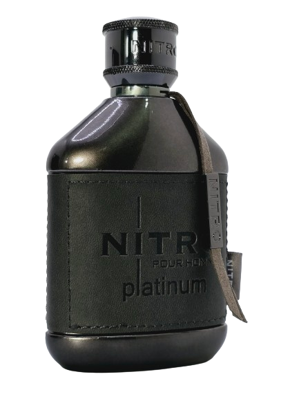 Travel Sample Tester 5ML Nitro Platinum Men's Eau De Parfum Patchoulli Amber Pineapple Lavender Musk
