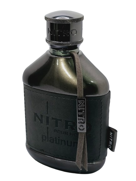 Travel Sample Tester 5ML Nitro Platinum Men's Eau De Parfum Patchoulli Amber Pineapple Lavender Musk