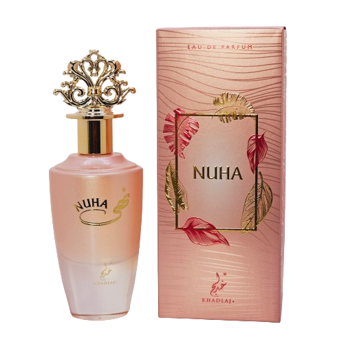 Nuha Eau de Perfume By Khadlaj Spray For Women 85 ML/2.8oz Apple and Coconut Sandalwood, Cashmeran Vanilla Jasmine