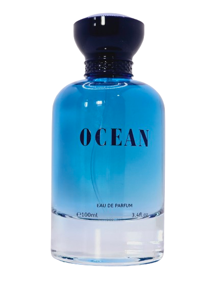 Ocean Eau De Parfum For Men's By Bharara Spray 3.4 oz Bergamot Cinnamon Patchouli