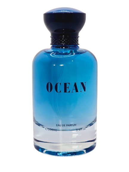 Ocean Eau De Parfum For Men's By Bharara Spray 3.4 oz Bergamot Cinnamon Patchouli