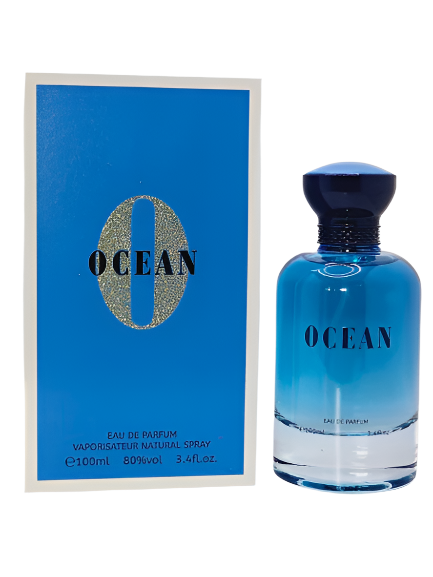 Ocean Eau De Parfum For Men's By Bharara Spray 3.4 oz Bergamot Cinnamon Patchouli