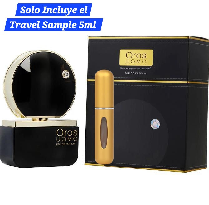 Sophisticated, bold, and unmistakably masculine — Oros Uomo by Armaf is a fragrance designed for the man who moves through the world with confidence and style. This rich oriental woody scent opens with a sharp, aromatic freshness before revealing a warm, resinous heart that commands presence. Try it in our convenient 5ml travel spray and experience luxury without the commitment.