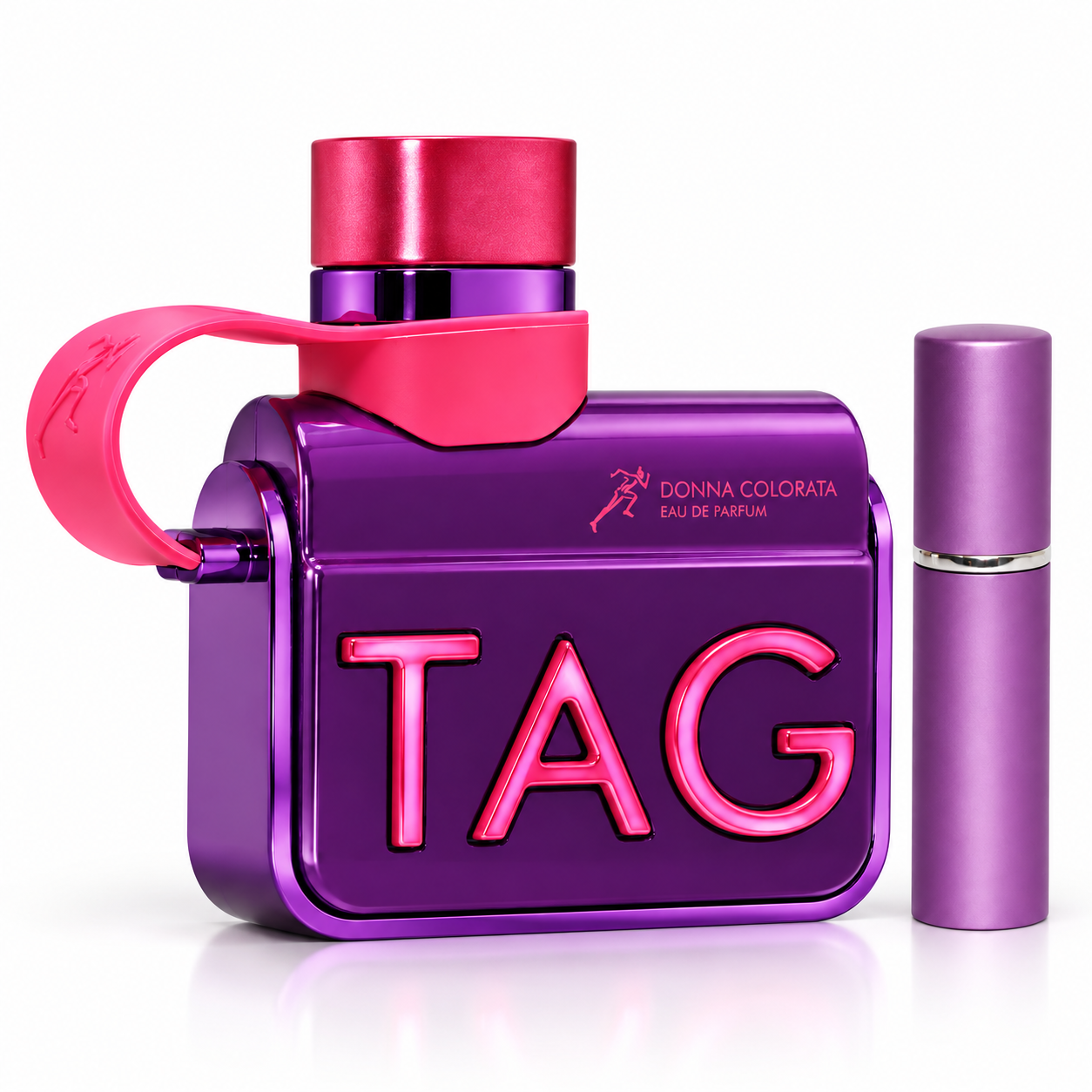 Armaf Tag Her Donna Colorata Perfume presents an elegant, enveloping floral, fruity, woody profile. Its composition is designed for women and offers a versatile fragrance experience ideal for everyday wear, dates, dinners, and special occasions.